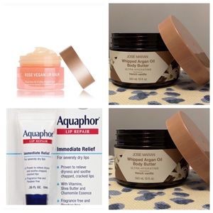 Josie Maran, Biossance, Aquaphor bundle